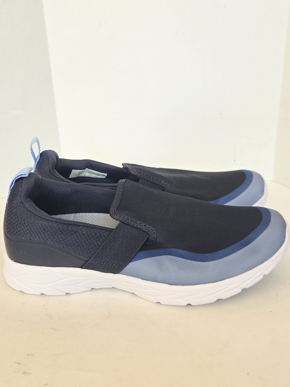 Vionic Women's Slip-On Sneakers in Navy and Light Blue